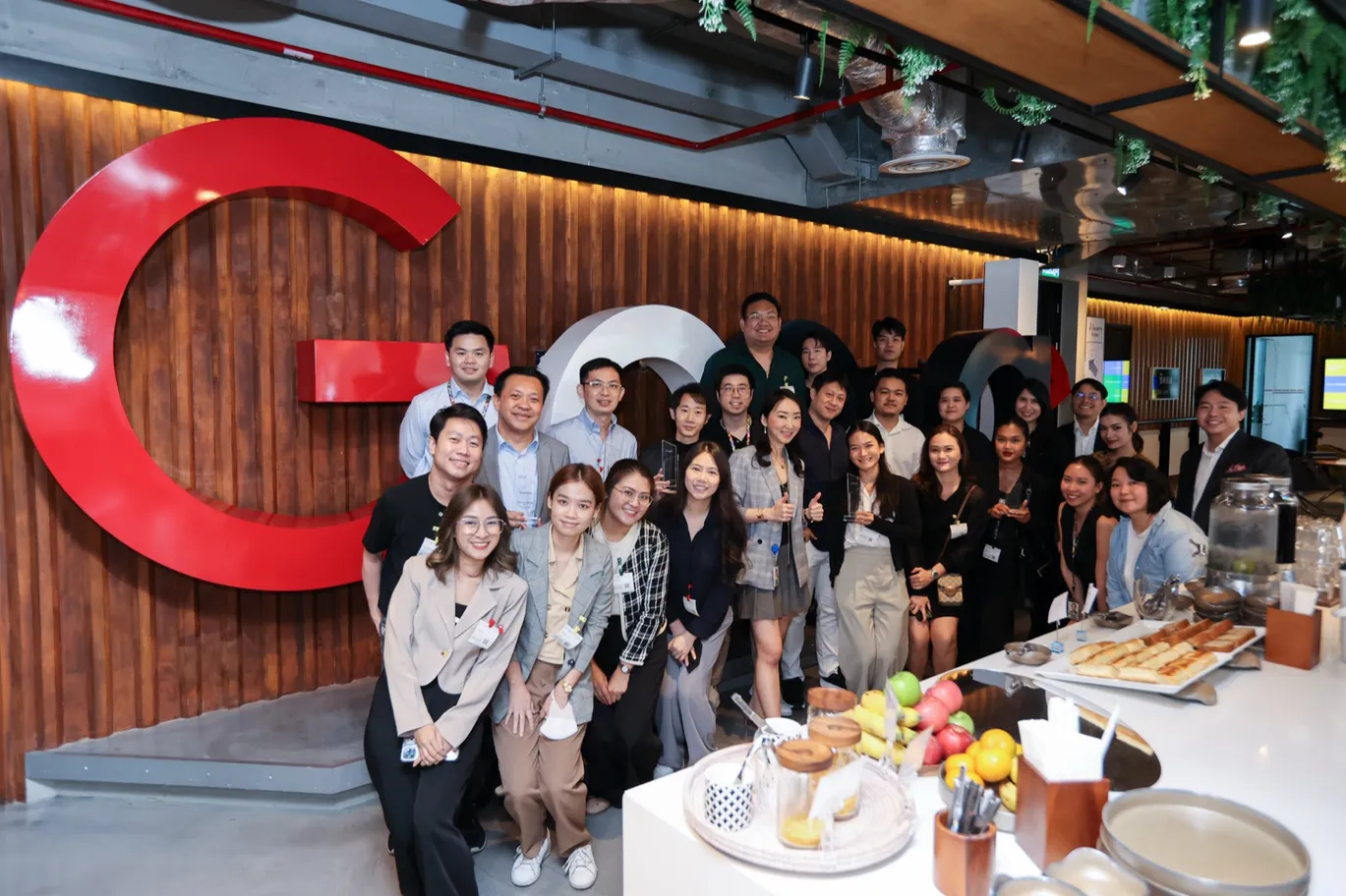 The Primal team together at a Google office
